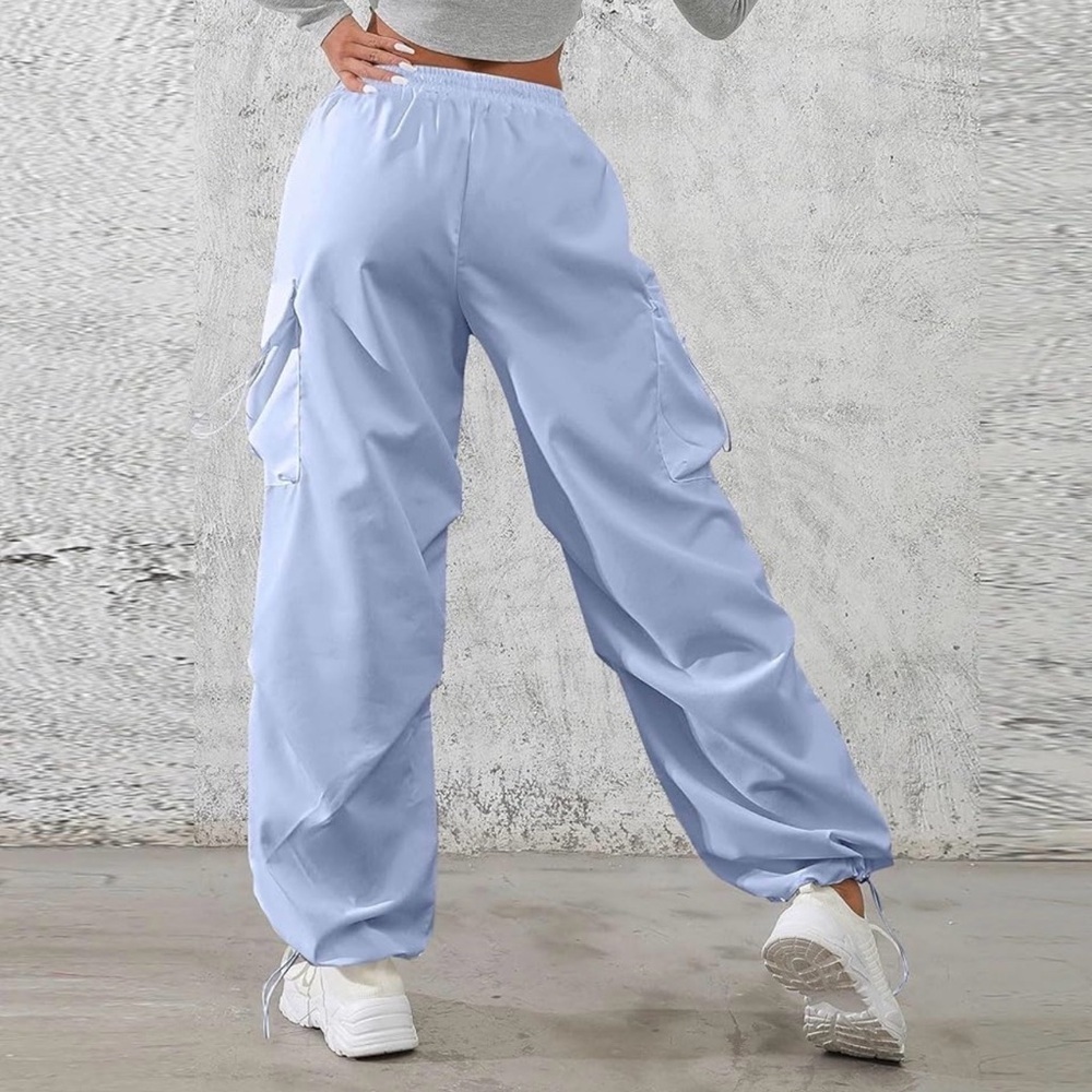 Charlotte Russe Light Blue Women's Cargo Jogger Pants size L